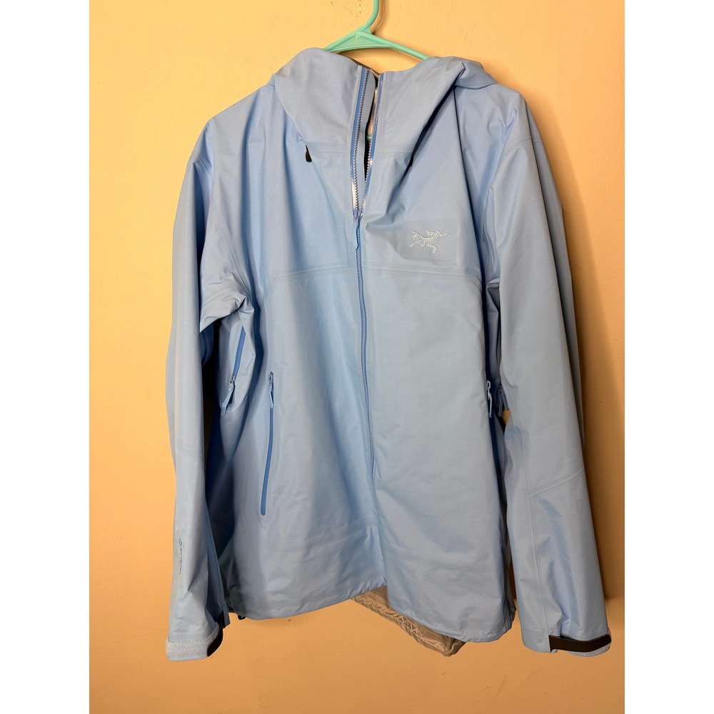 Arc'teryx Beta SL Jacket GORE-TEX Hardshell Womens XL Light Blue Waterproof